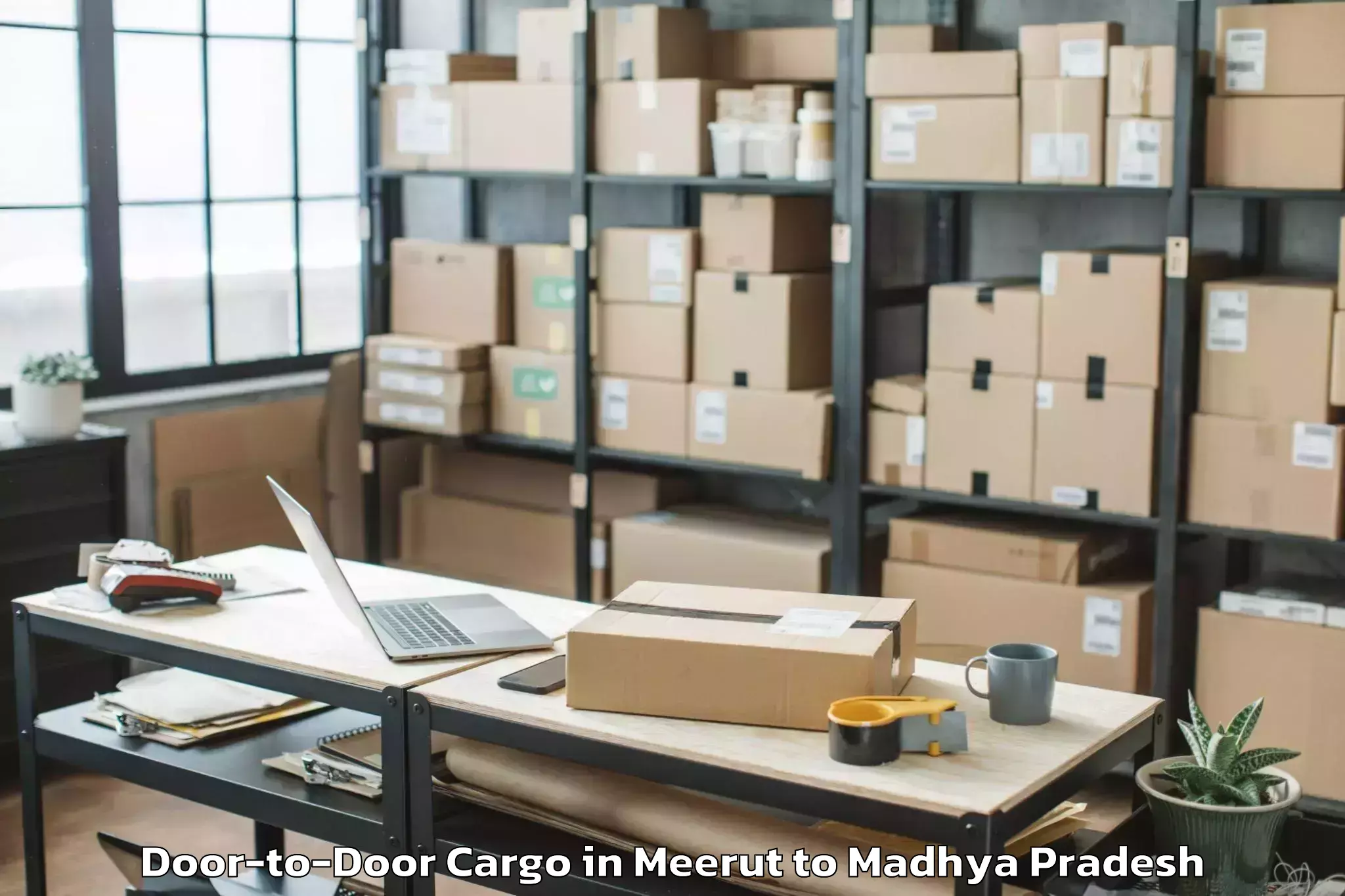 Book Your Meerut to Bagli Door To Door Cargo Today